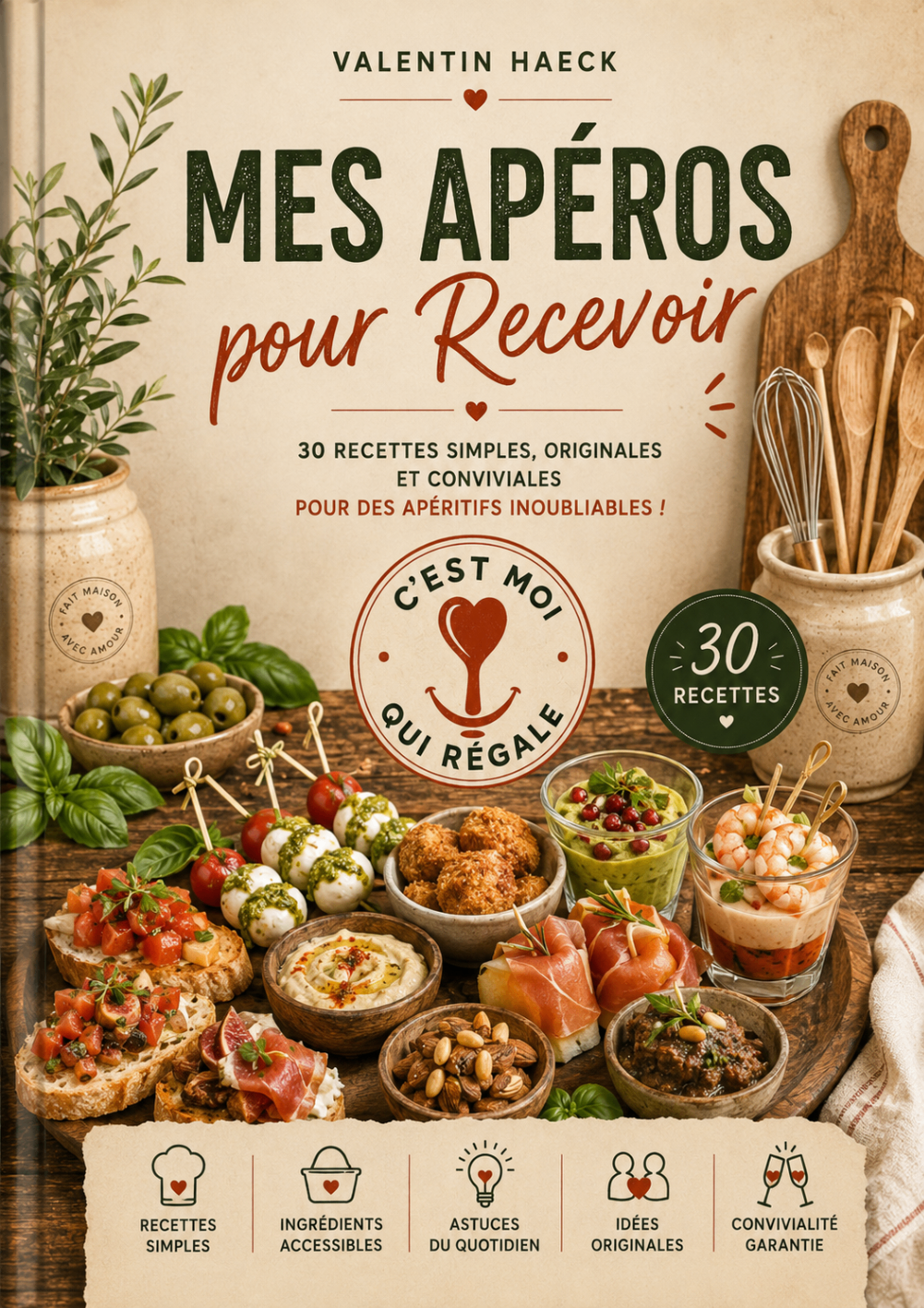 Couverture — Mes Apéros pour Recevoir