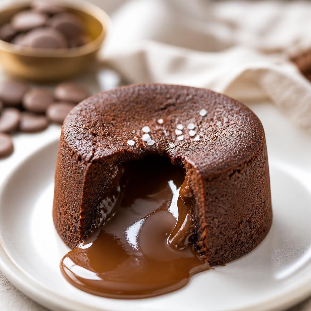 Fondant au caramel beurre salé