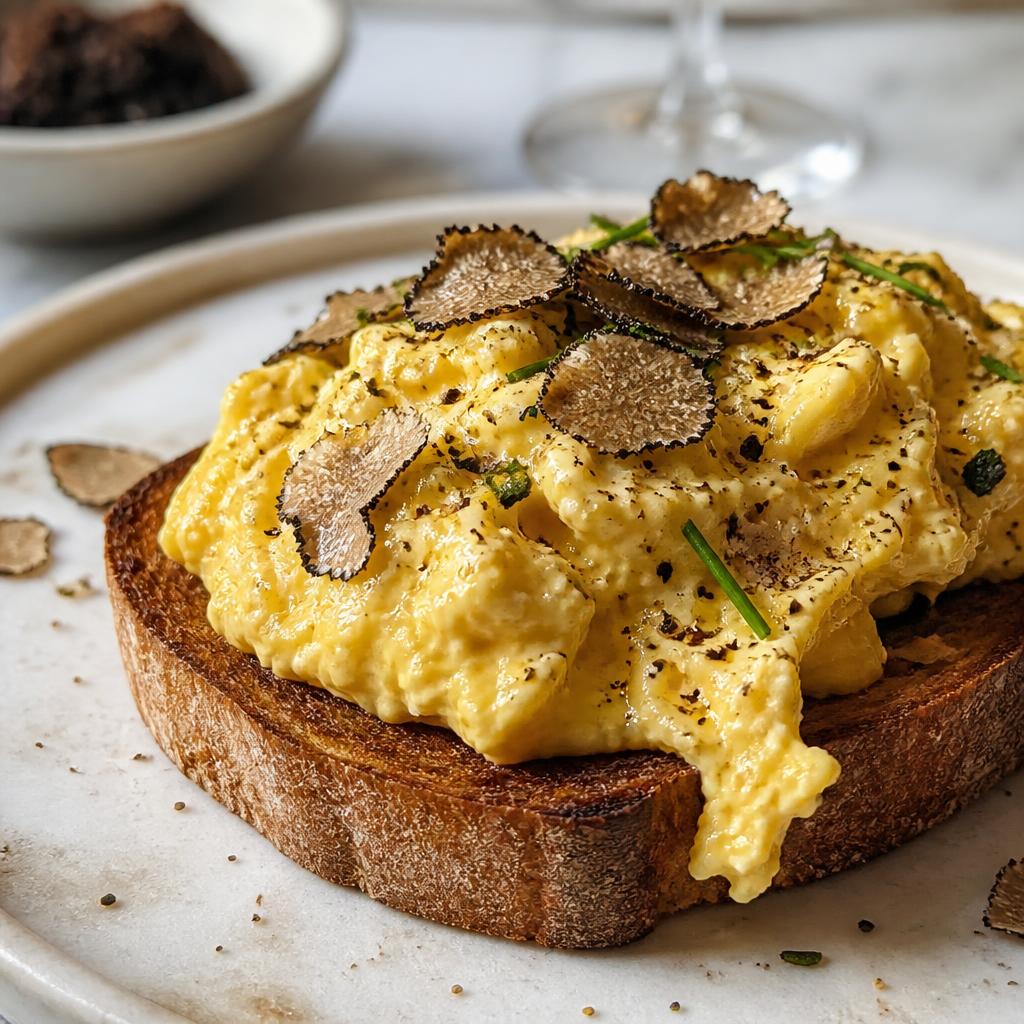 Œufs brouillés à la truffe