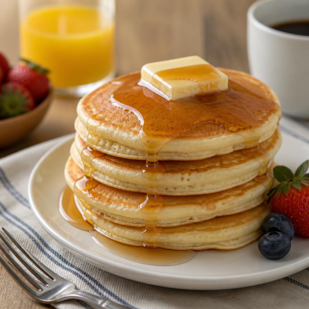Pancakes ultra-moelleux au sirop d'érable