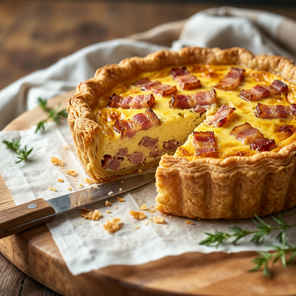 Quiche lorraine traditionnelle