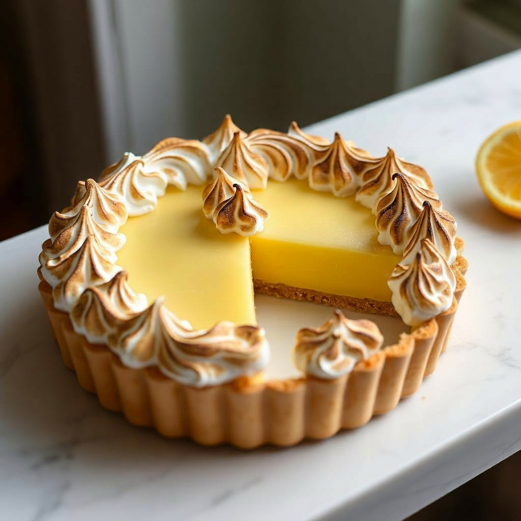 Tarte au citron meringuée