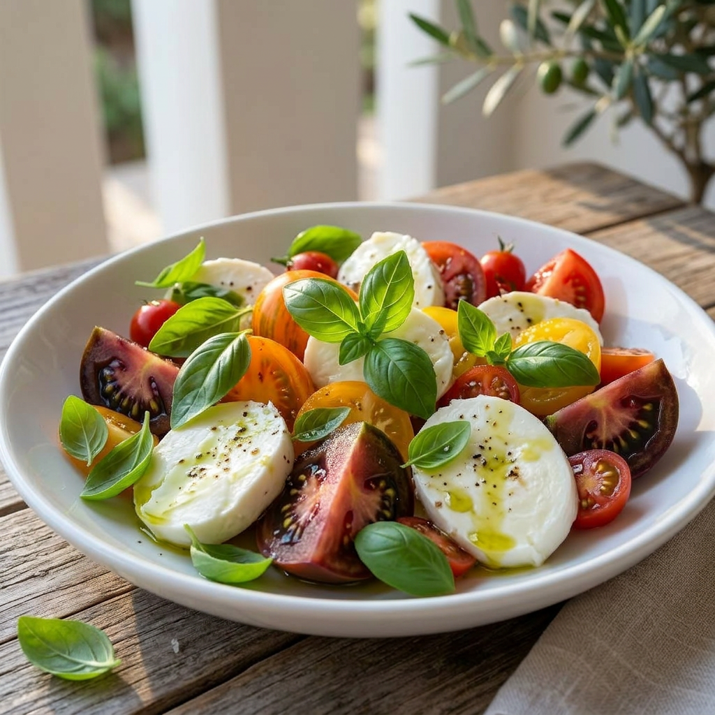 Tomates mozzarella comme à Naples